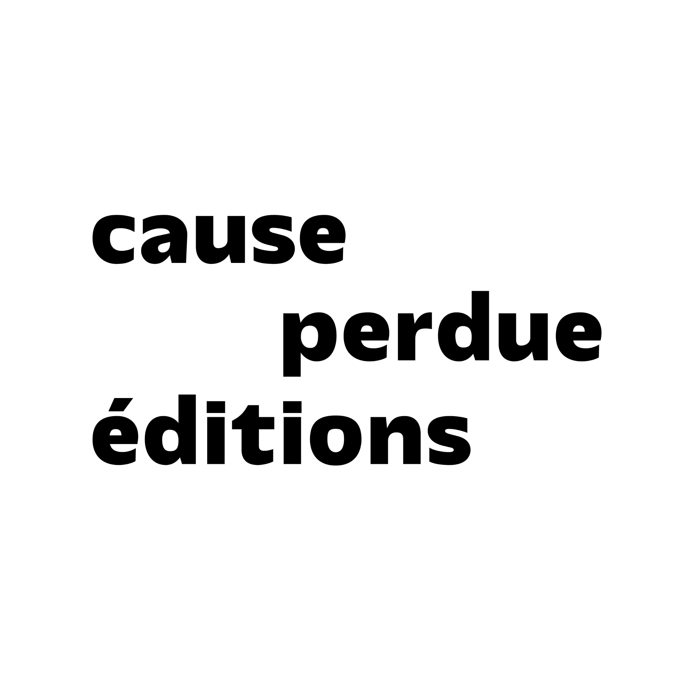 Cause Perdue Éditions