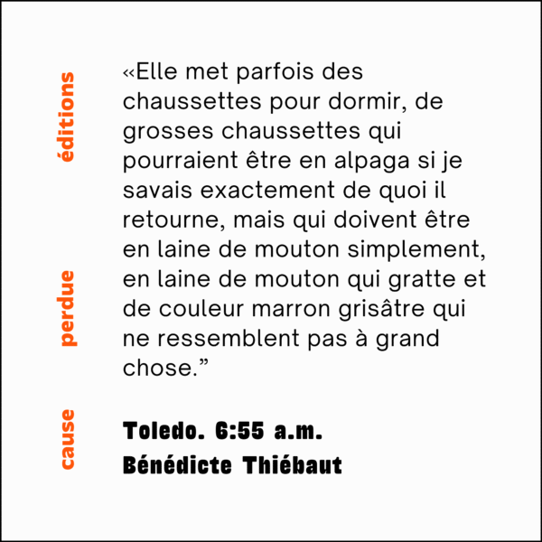 Tolédo, 6:55a.m. par Bénédicte Thiébaut – Image 2