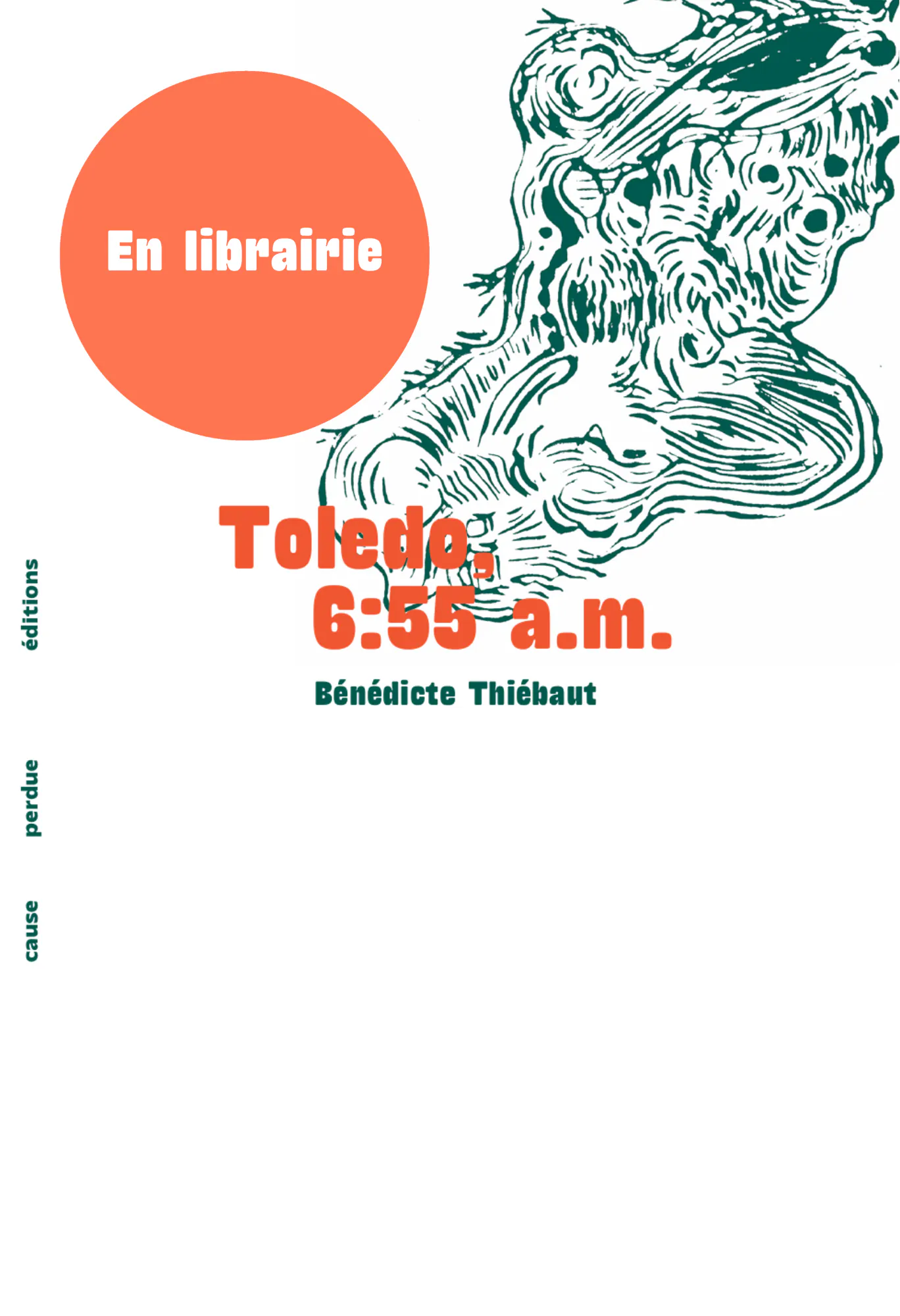 Couverture du livre Tolédo, 6:55 a.m. de Bénédicte Thiébaut (dispo en librairie)