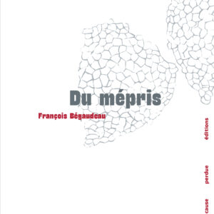 couverture Du mépris